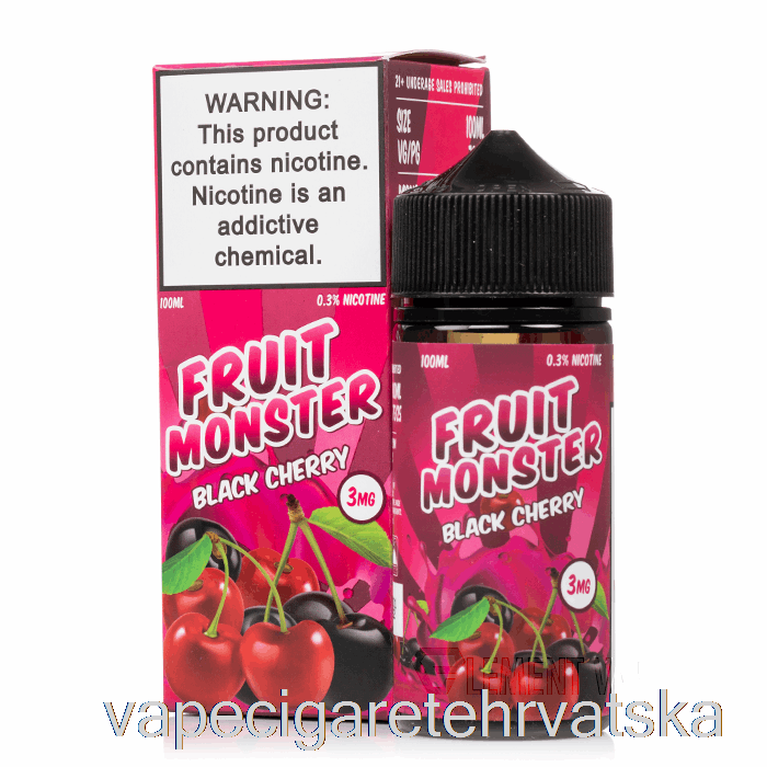 Vape Hrvatska Crna Trešnja - Fruit Monster - 100ml 6mg